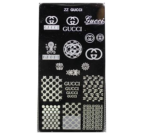 gucci nail stamp plate